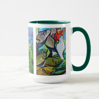 Mug Les peintures abstraites de Percy Avugiak