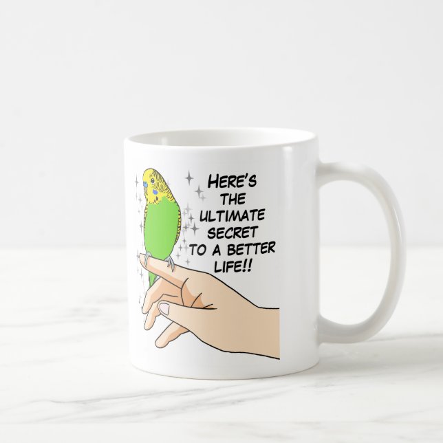 Mug Les perruches rendent la vie meilleure (Droite)