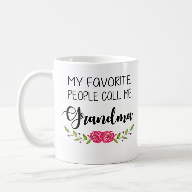 Mug Les personnes préférées m'appellent grand-maman (Gauche)