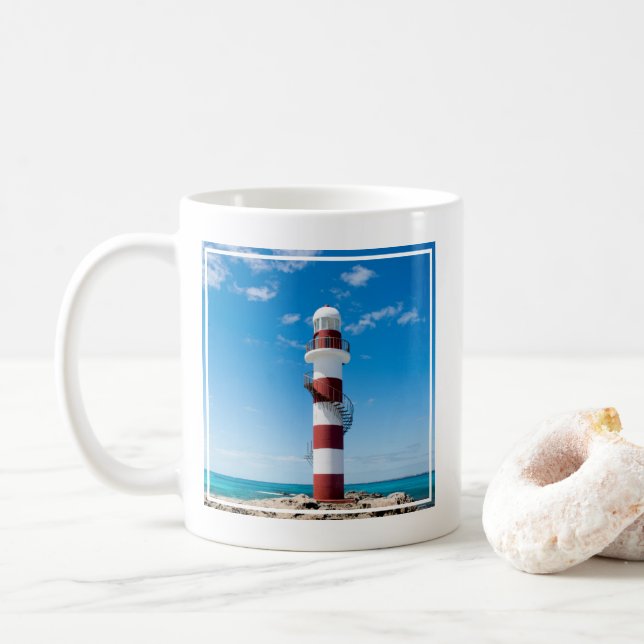 Mug Les phares | Cancun Quintana Roo Mexique (Avec donut)