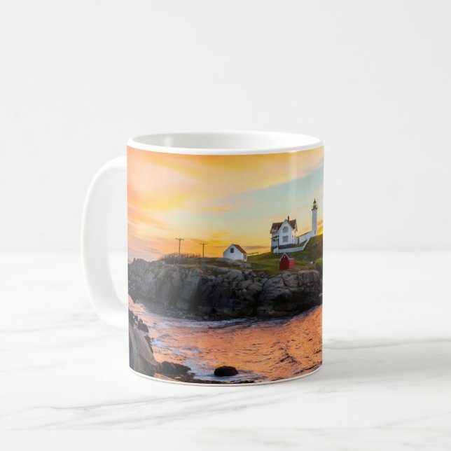Mug Les phares | Nubble Lighthouse Maine (Devant gauche)