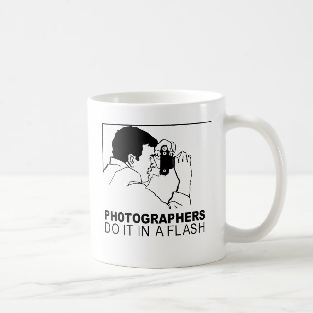 Mug les photographes le font en un éclair (Droite)