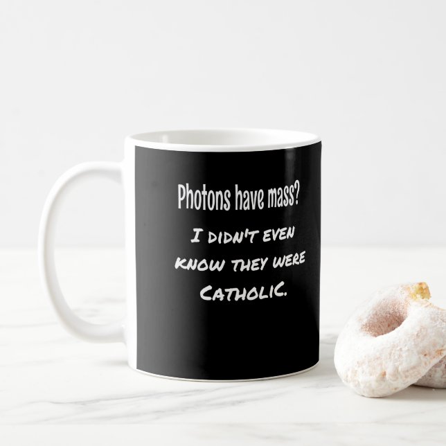 Mug Les photos ont une drôle de science de la plaisant (Avec donut)