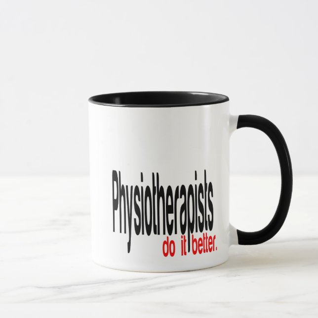 Mug Les Physiothérapeutes Font Mieux La Blague (Droite)