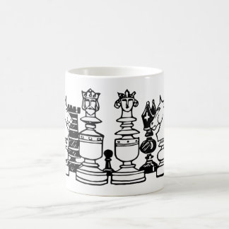 Mug Les pièces d'échecs