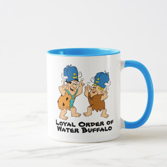 Mug Les Pierrafeu | Buffles d'eau Fred & Barney (Droite)