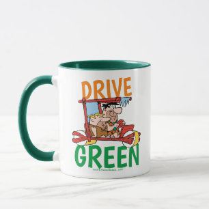 Mug Les Pierrafeu   Fred & Barney - Drive Green