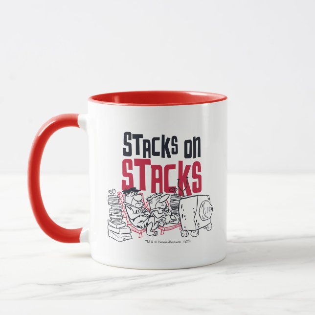 Mug Les Pierrafeu | Fred & Barney - Stacks on Stacks (Gauche)