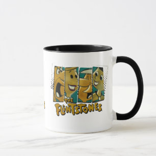 Mug Les Pierrafeu   Panneaux de caractères Retro Comic