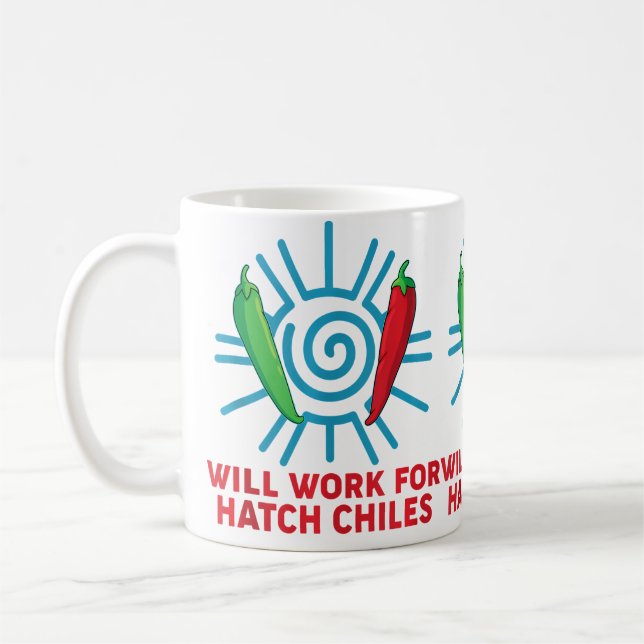 Mug Les piments de New Mexico fonctionneront pour Hatc (Gauche)
