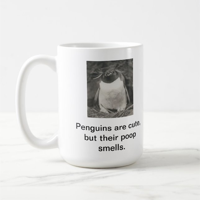 Mug Les pingouins sont leurs de dunette odeurs (Gauche)