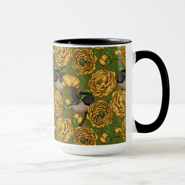 Mug Les pivoines et les brunes (Droite)