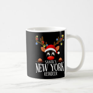 Mug Les Pjs assortis de Noël drôle de renne de New Yor