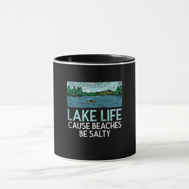 Mug Les plages salées Lake Life (Centre)