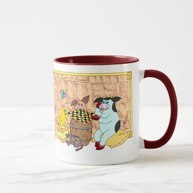 Mug Les plaisirs simples apportent la plupart de (Droite)