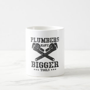 Mug Les plombiers ont de plus gros outils