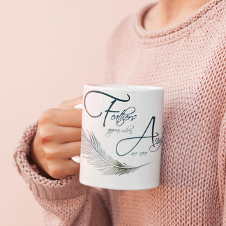 Mug Les Plumes Apparaissent Lorsque Les Anges Sont Prè