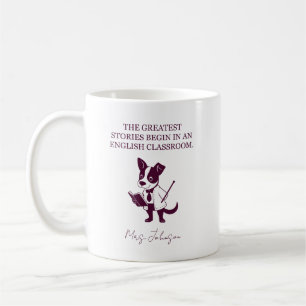 Mug Les plus grandes histoires commencent en classe d'
