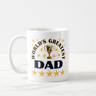 Mug Les plus grandes stars du Trophée Papa du monde