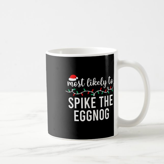 Mug Les plus probables à Noël Correspondant Pajamas De (Droite)