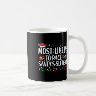 Mug Les Plus Probables De Course Père Noël Sleigh Fami