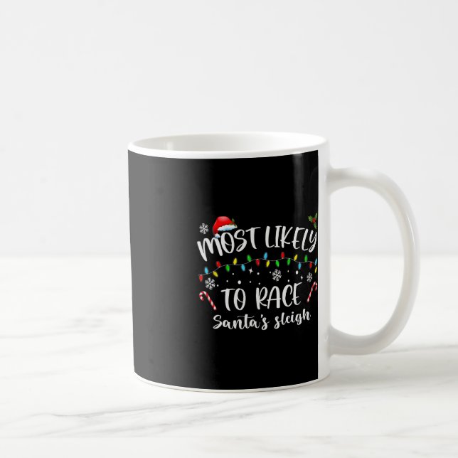 Mug Les Plus Probables De Course Père Noël Sleigh Fami (Droite)
