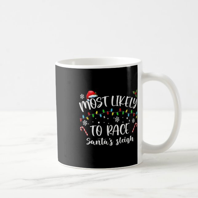 Mug Les Plus Probables De Course Père Noël Sleigh Fami (Droite)
