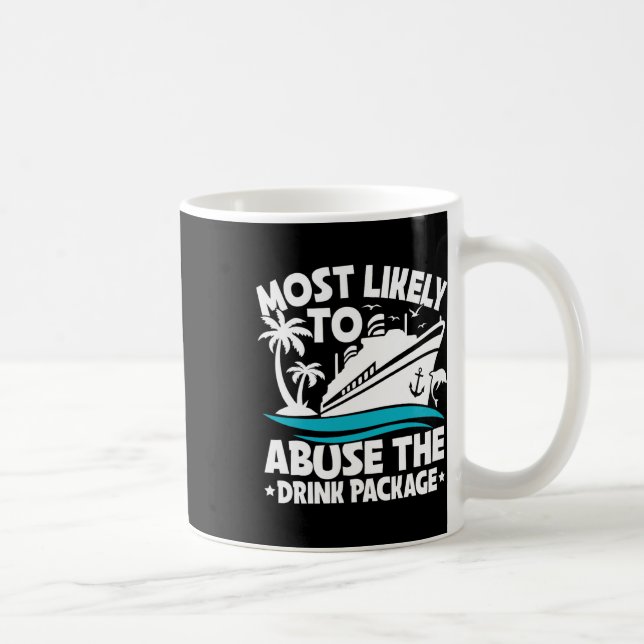 Mug Les Plus Susceptibles D'Abuser Le Forfait Boisson  (Droite)