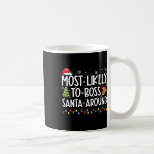 Mug Les Plus Susceptibles De Boss Père Noël Autour De 
