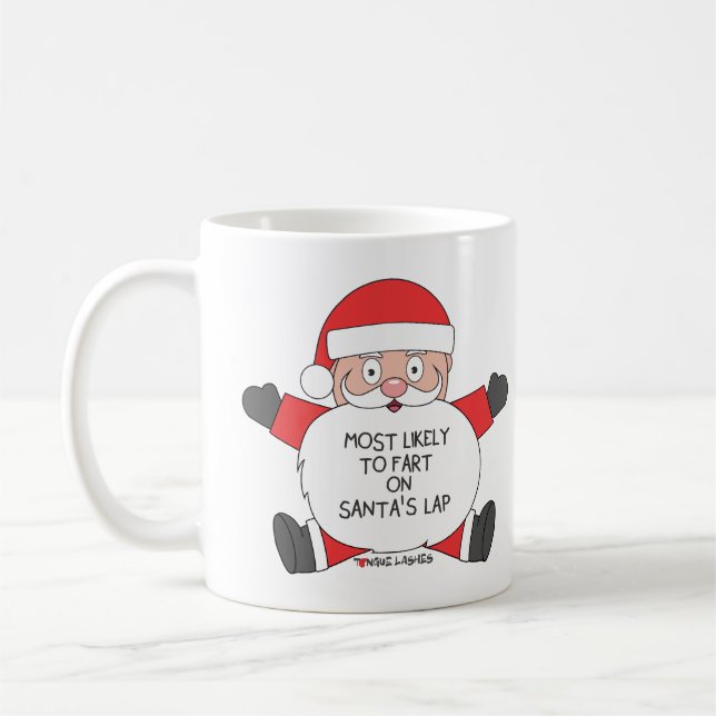 Mug Les plus susceptibles de commencer sur Père Noël L (Gauche)