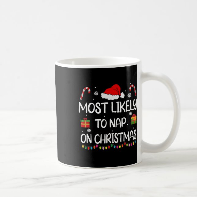 Mug Les Plus Susceptibles De Faire La Sieste Sur Noël  (Droite)