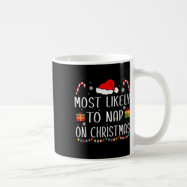 Mug Les Plus Susceptibles De Faire La Sieste Sur Noël  (Droite)