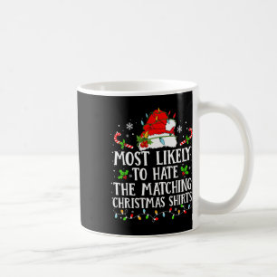 Mug Les Plus Susceptibles De Haïr Le Noël Correspondan