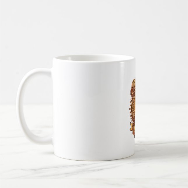 Mug Les poils de chien sont ruban doré scintillant et  (Gauche)