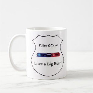 Mug Les policiers aiment un grand buste