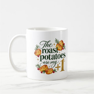 Mug Les pommes de terre rôties sont mon invité de Noël