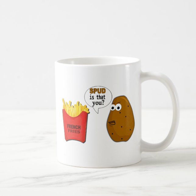 Mug Les pommes frites de pomme de terre sont que vous (Droite)