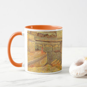 Mug Les Ponts de la Seine à Asnières de Vincent van Go