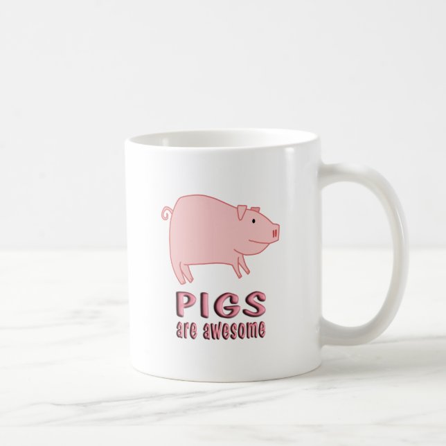 Mug Les porcs sont impressionnants (Droite)