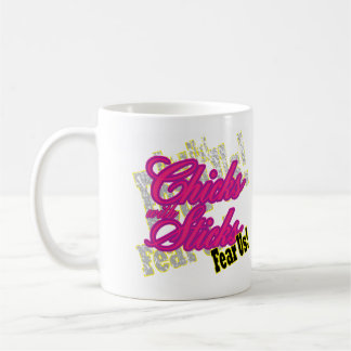 Mug Les poussins avec des bâtons nous craignent