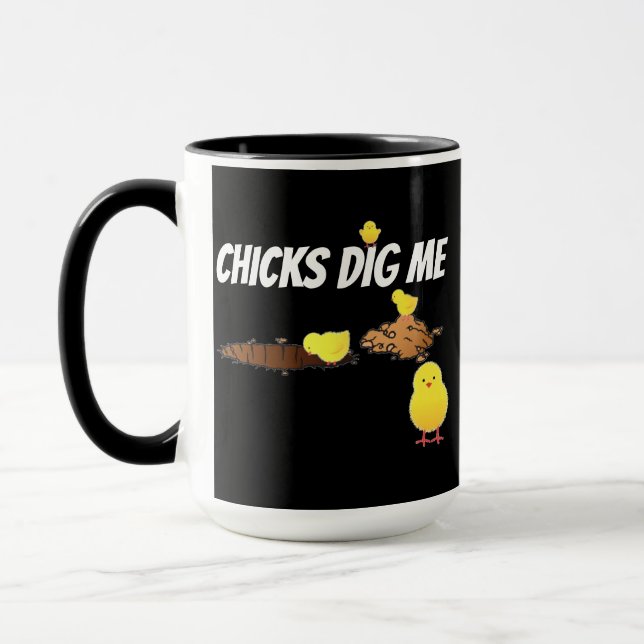 MUG LES POUSSINS M'AIMENT BIEN (Gauche)