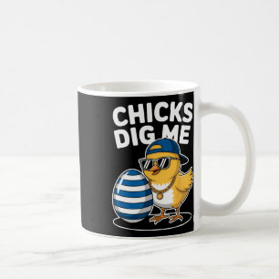 Mug Les poussins me creusent Poussins de Pâques Drôle