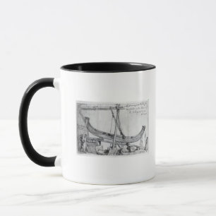 Mug Les poutres mobiles de fer utilisées construisent