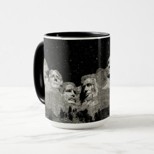 Mug Les présidents américains Mount Rushmore,