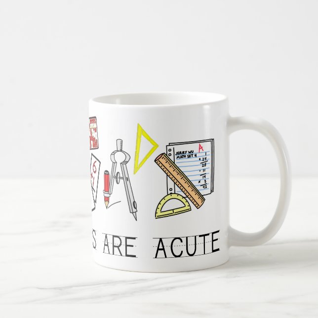 Mug Les professeurs de maths sont aigus (Droite)