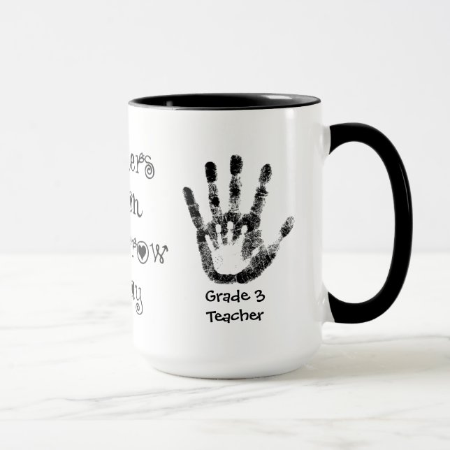 Mug Les professeurs touchent demain aujourd'hui - la (Droite)