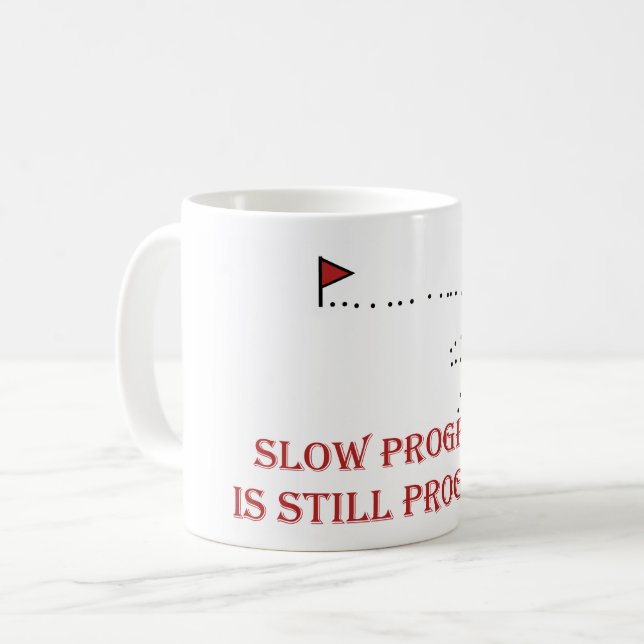 Mug les progrès lents sont toujours des progrès (Devant gauche)