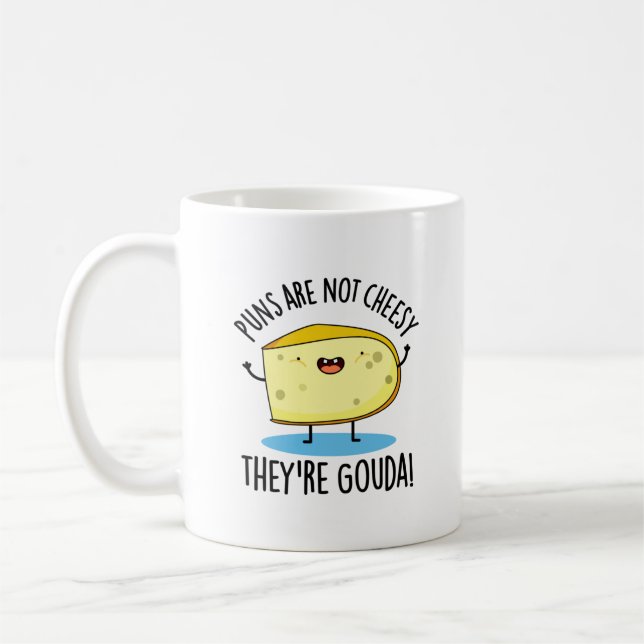 Mug Les Puns ne sont pas fromages Le Pun de Fromage 'r (Gauche)