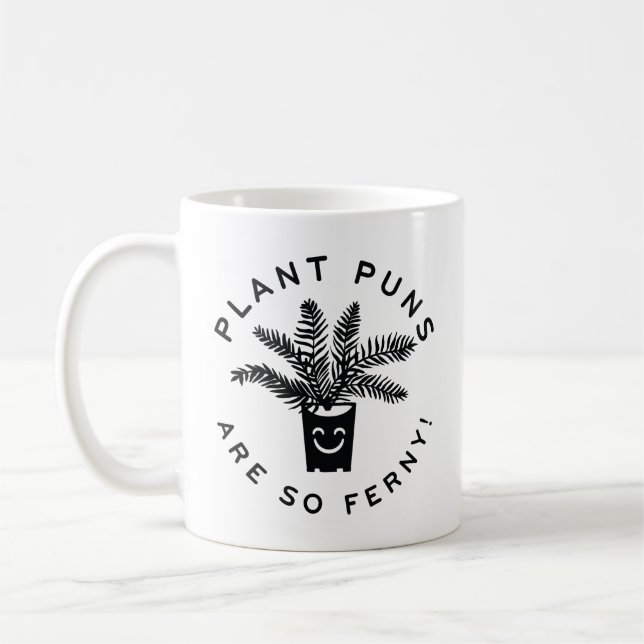 Mug Les Puns plantes Sont Si Fermes (Gauche)