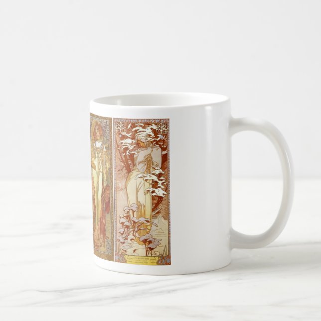 Mug Les Quatre Saisons Art Nouveau (Droite)